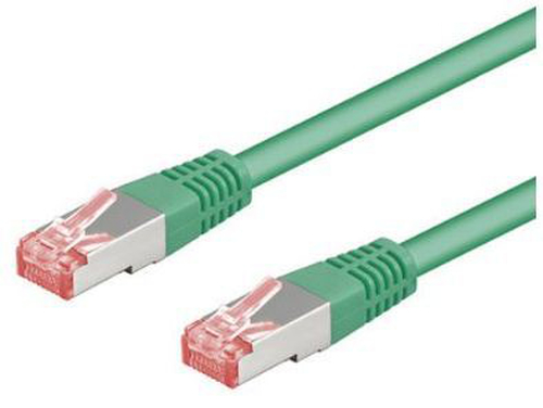 ° Network Cable Patch Cable SFTP PIMF cat6 Green 2m °